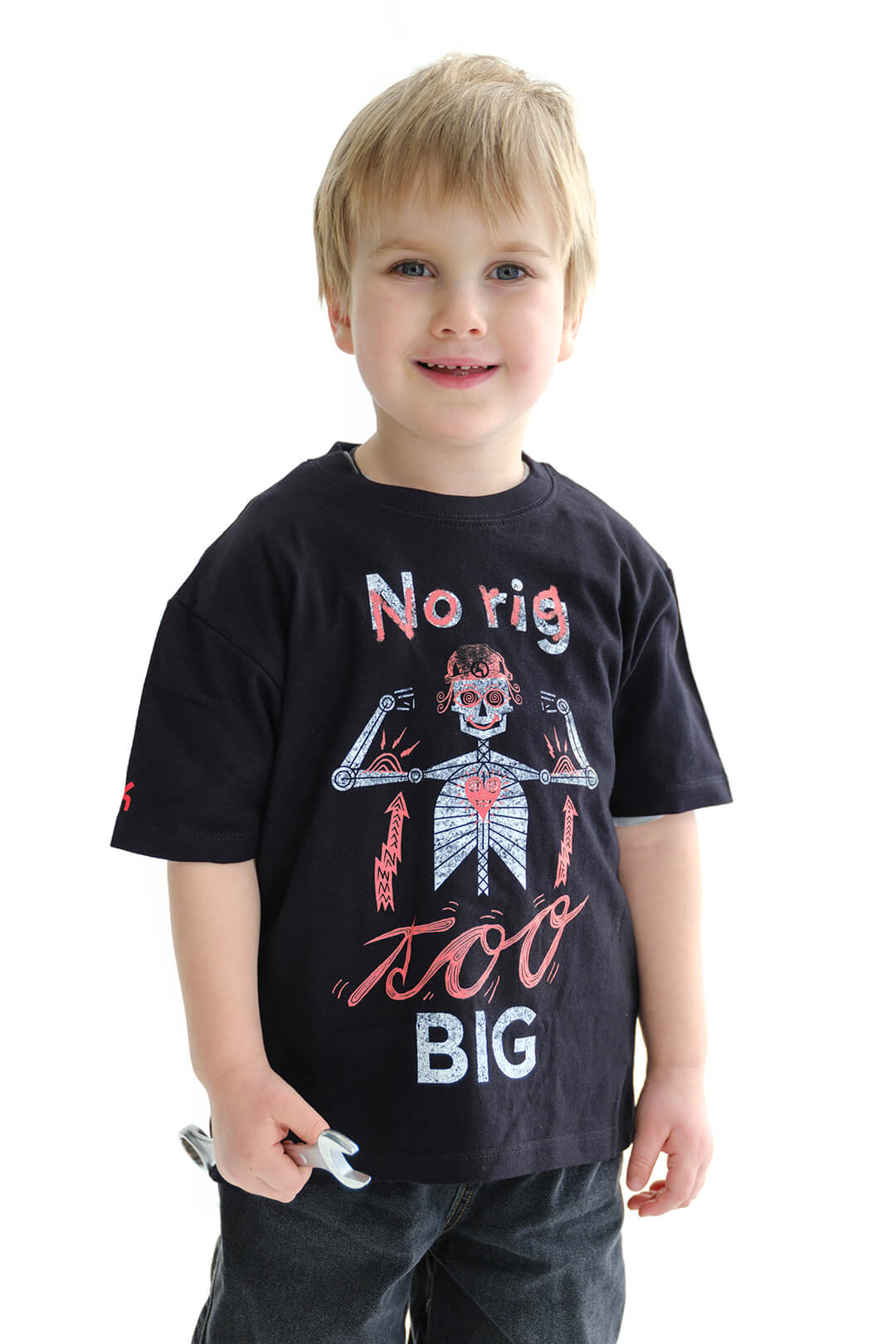 Mr. Iggor "No Rig Too Big" Kids' T-shirt