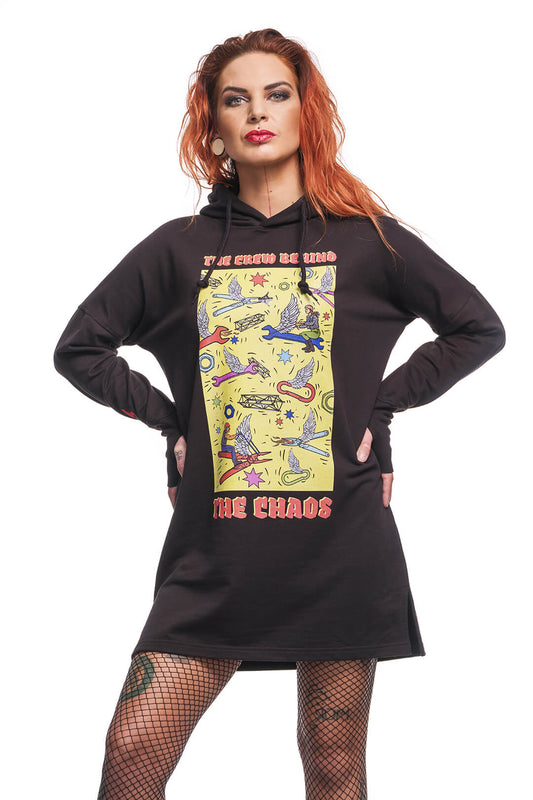 Kong "The Crew Behind The Chaos" Women’s Hoodie Dress