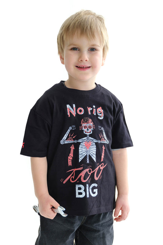 Mr. Iggor "No Rig Too Big" Kids' T-shirt