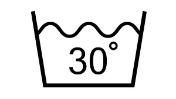 Wash at 30°C